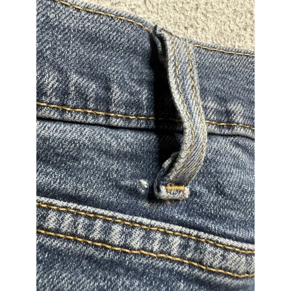 Levis 505 Jeans Mens 40x32 (38x29) Medium Blue Straight Leg Denim Distressed‎